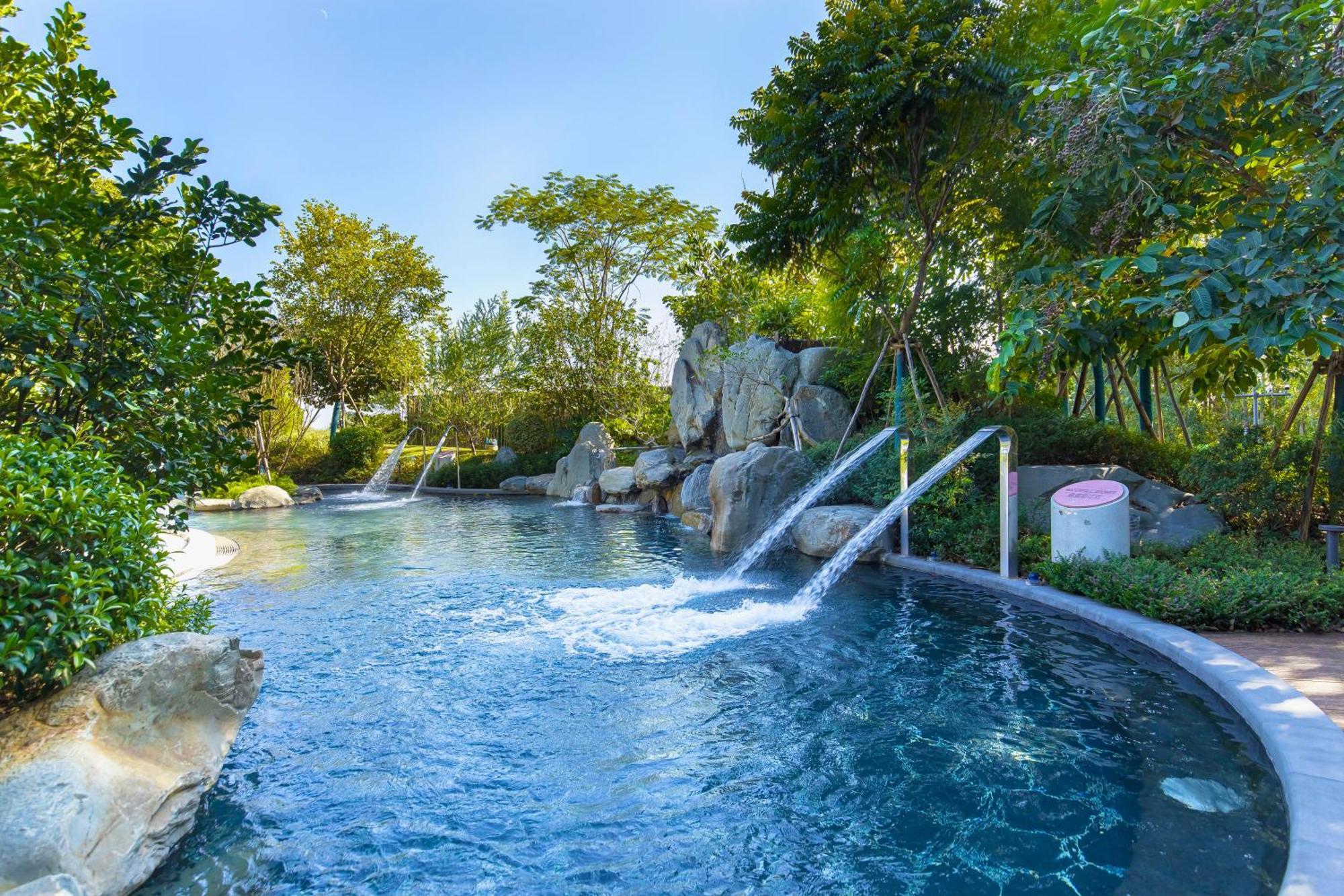 גואנגג'ואו The Mulian Urban Resort Hotels Huadu מראה חיצוני תמונה